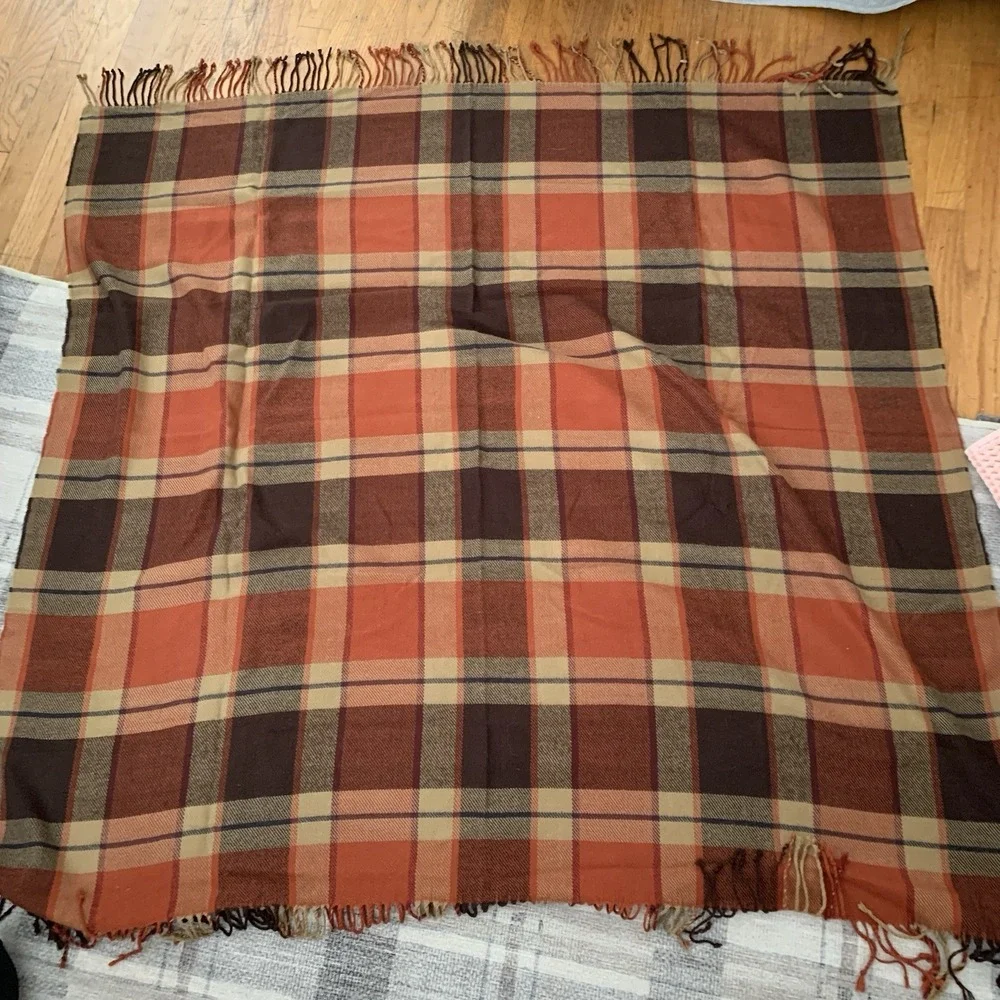 Pottery Barn Ronan Plaid Throw Blanket